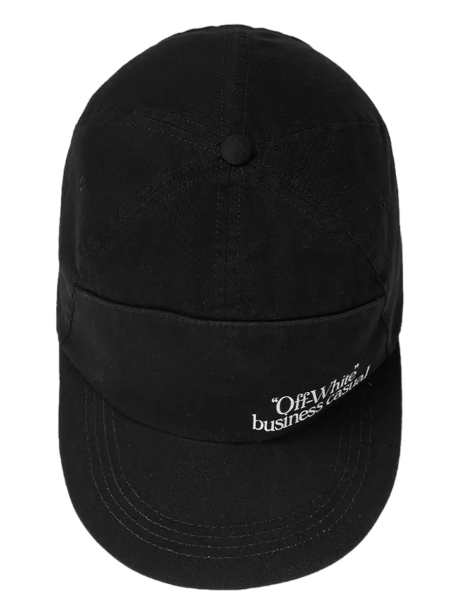 Off White 5 Panel Business Casual Cap Genuine Design Luxury