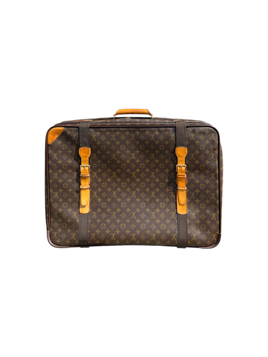 Louis Vuitton Brown Danier Coated Canvas Satellite Suitcase- Genuine Design 1