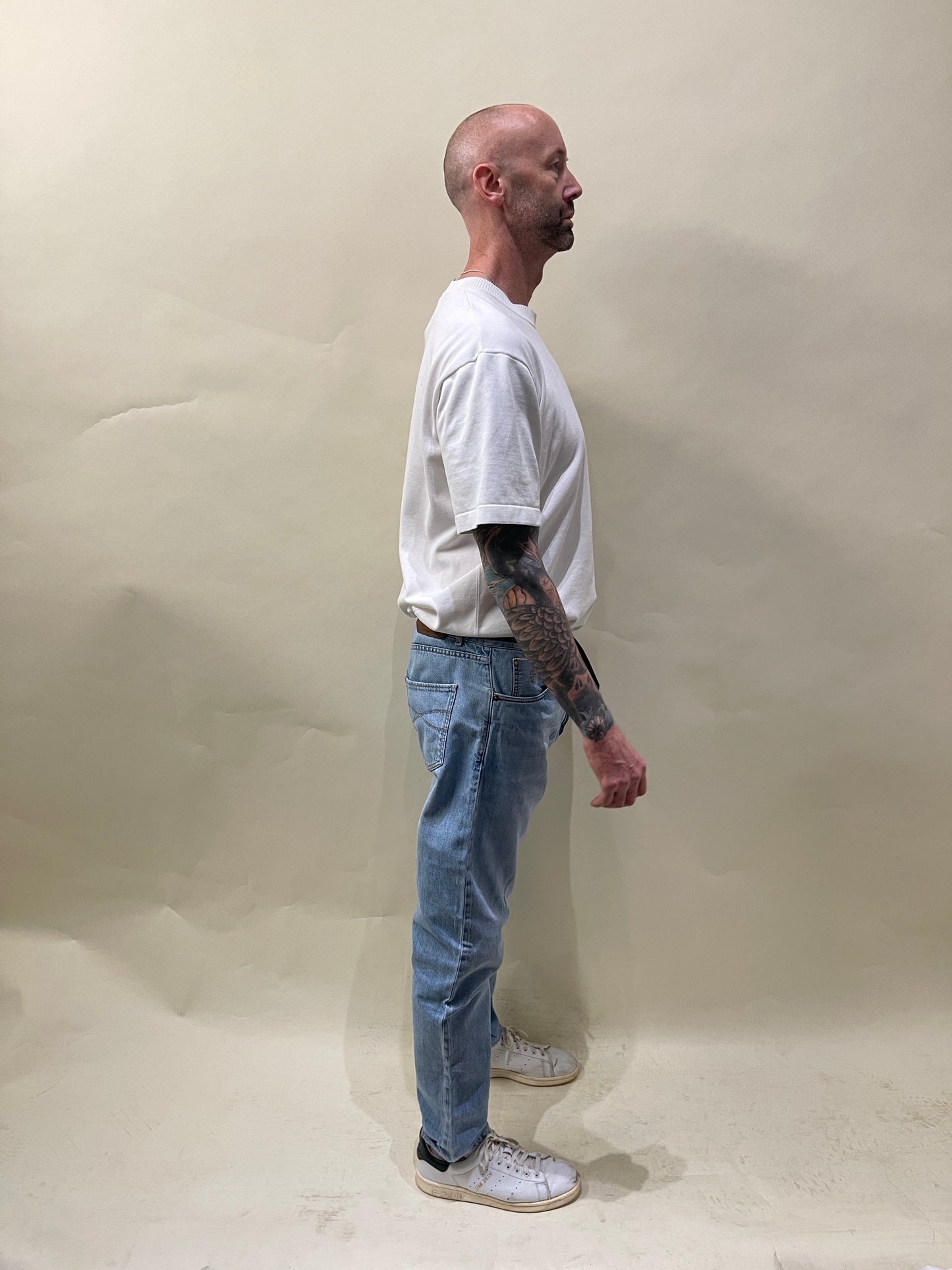 Louis Vuitton White Cotton Knit Signature T-Shirt XXL