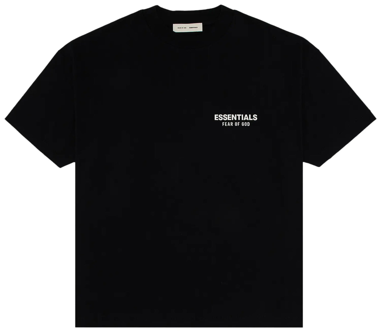 Essentials Fear of God Black Short Sleeve T-Shirt SS25