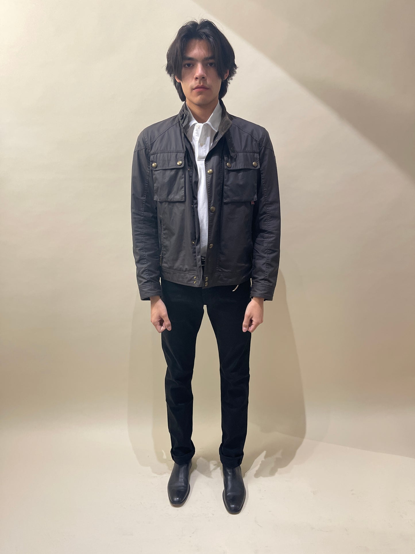 Shockoe Black Slim Fit Selvedge Jeans 30