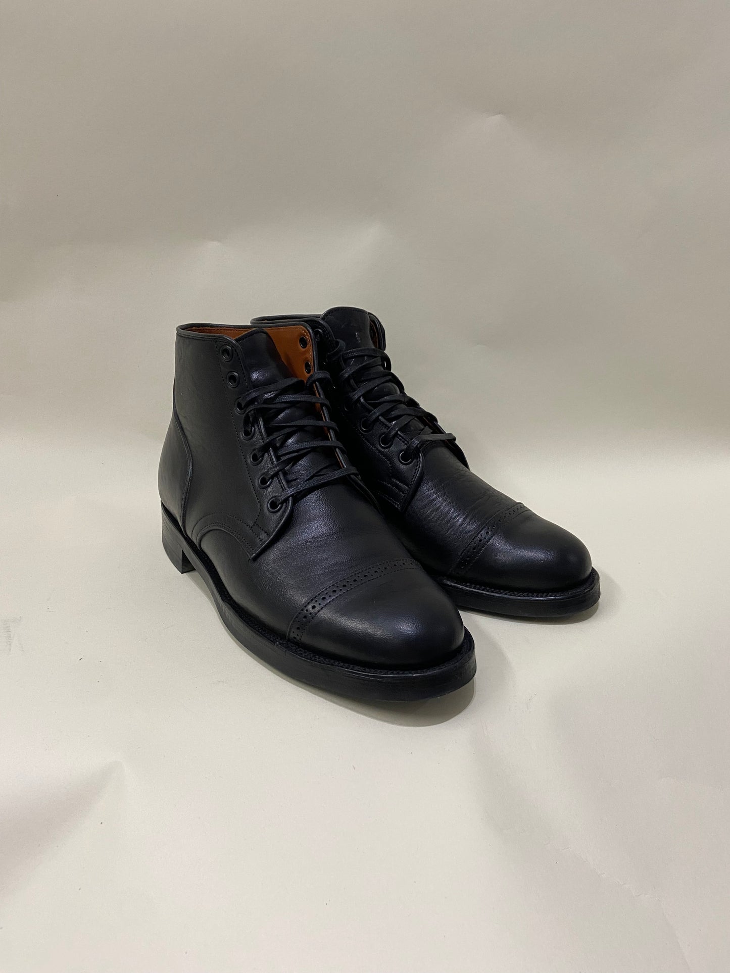Viberg Black Shinki Latigo Horsehide Service Boots 8 M / 9.5 W