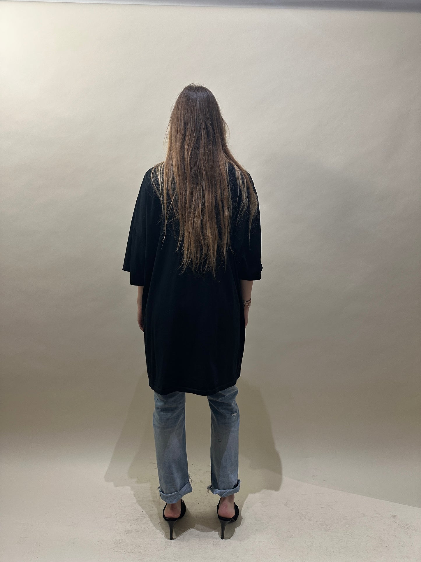 MM6 Black & White 'Lost My Pet' Oversized T-Shirt Large - L
