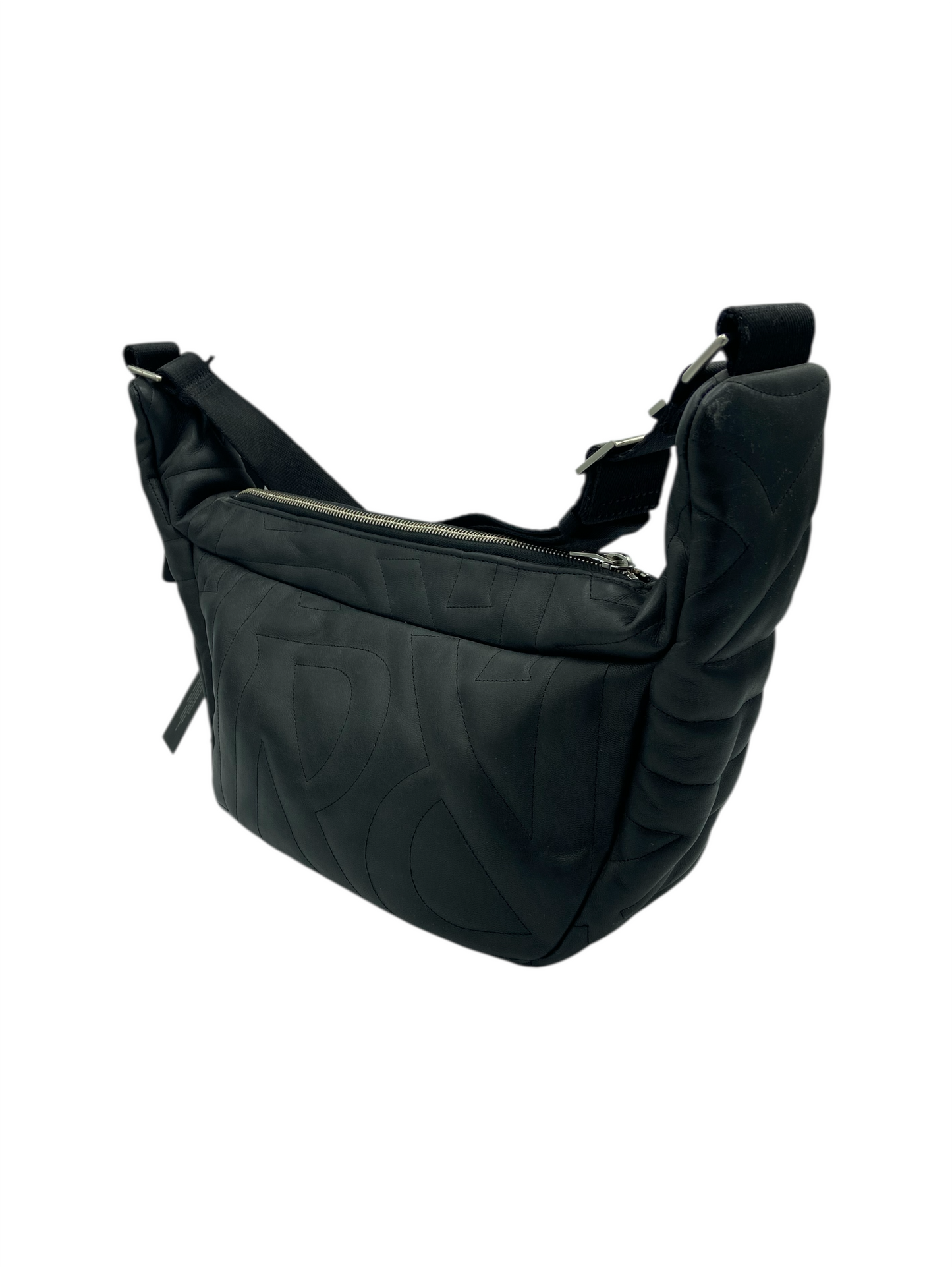 Represent Black R Monogram Crossbody Bag