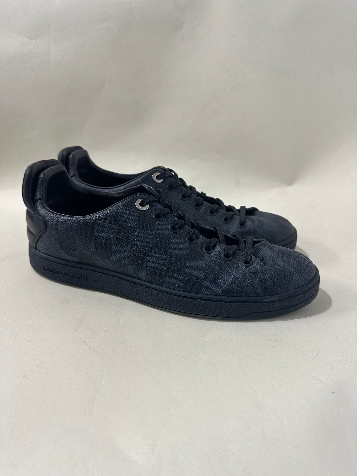 Louis Vuitton Cobalt Damier Coated Canvas Frontrow Sneakers 7.5 M / 9 W