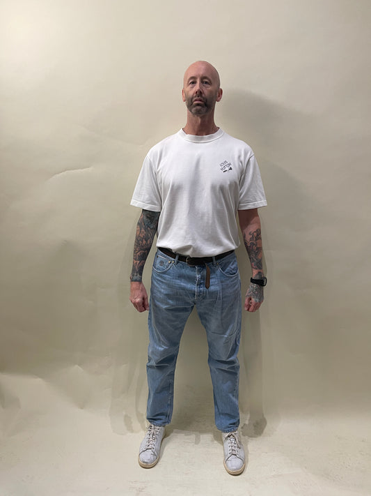 Louis Vuitton White Cotton Knit Signature T-Shirt XXL