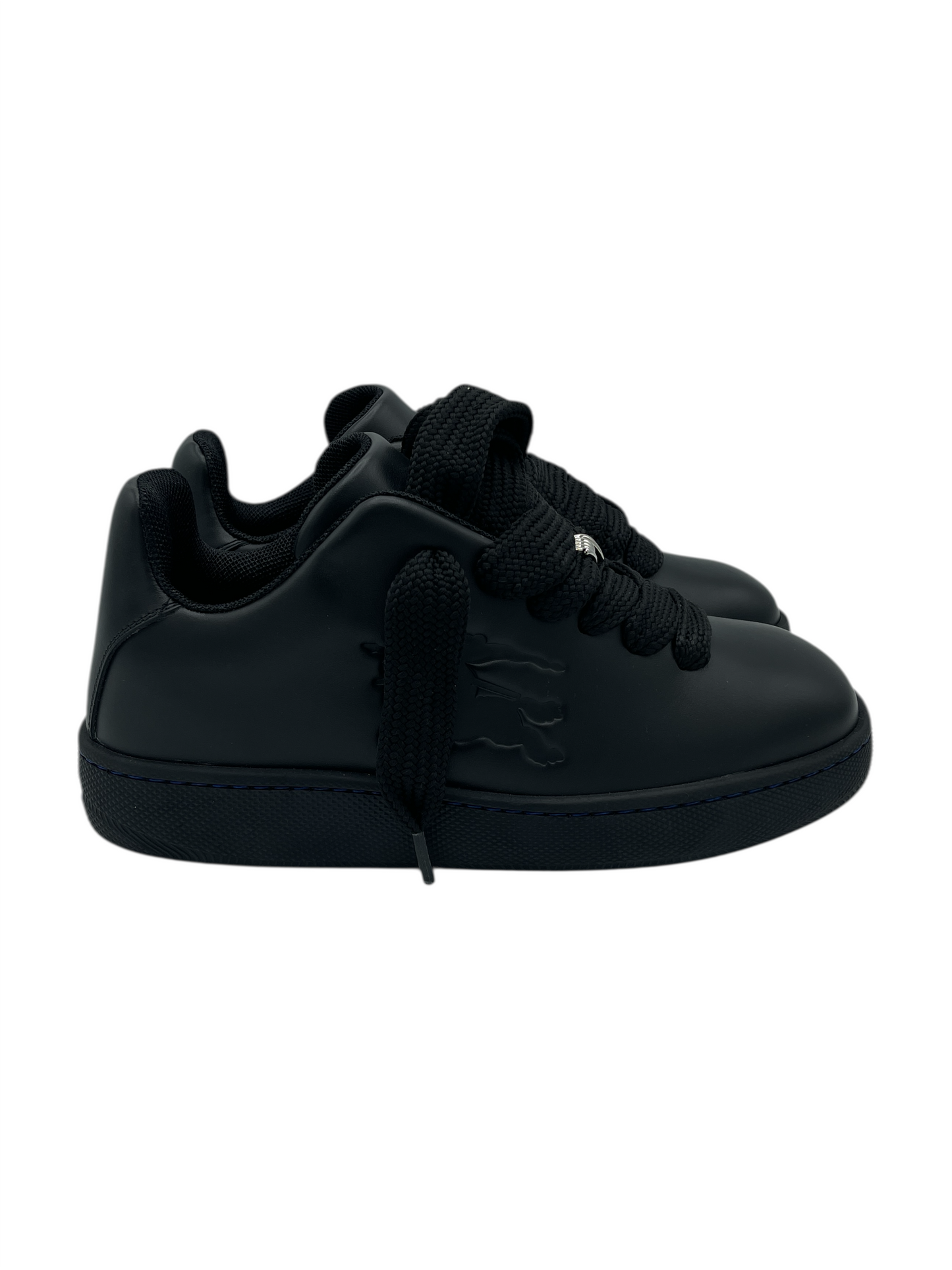 Burberry Black Leather Box Sneakers 9.5 M / 11 W