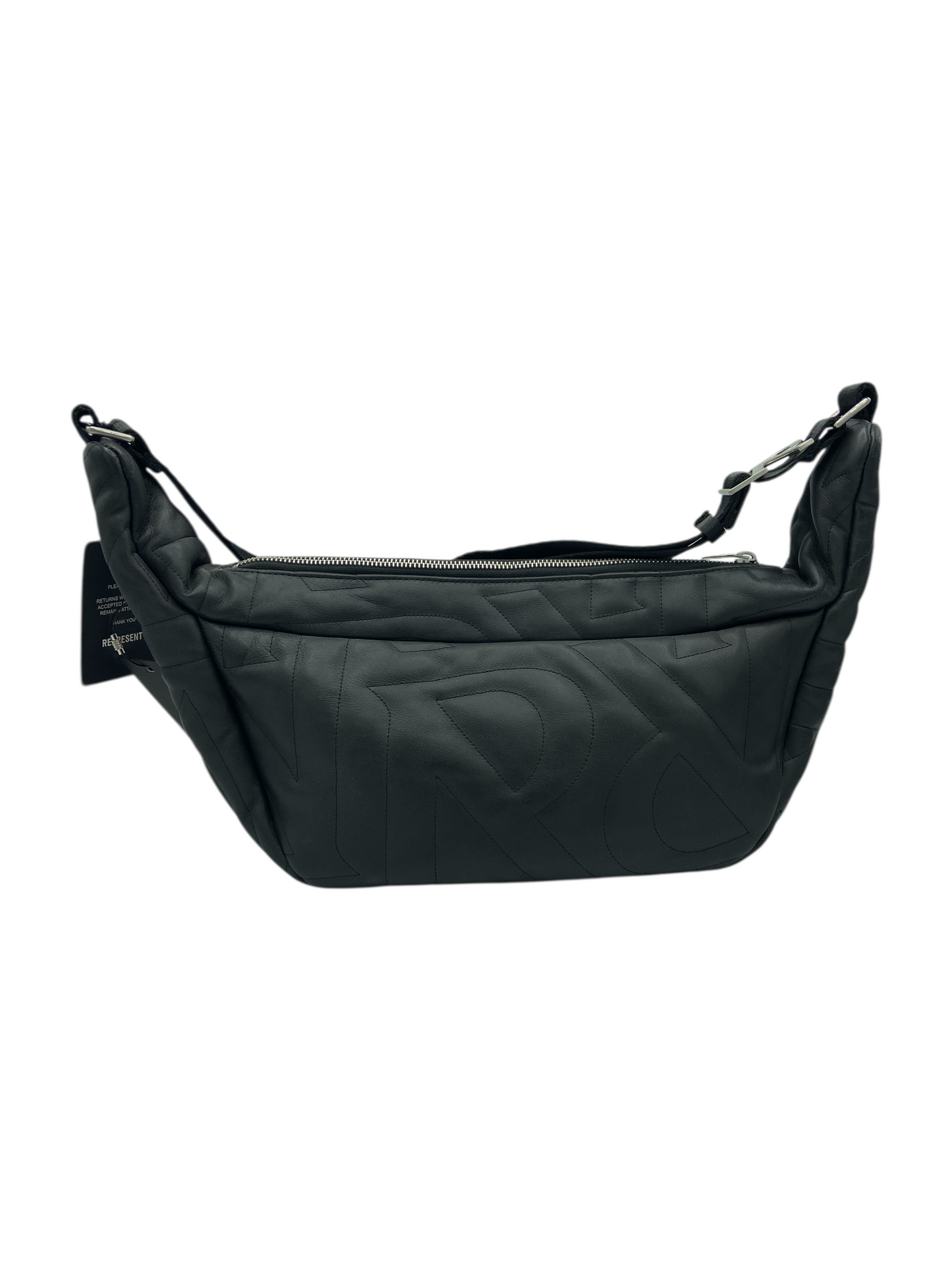 Represent Black R Monogram Crossbody Bag