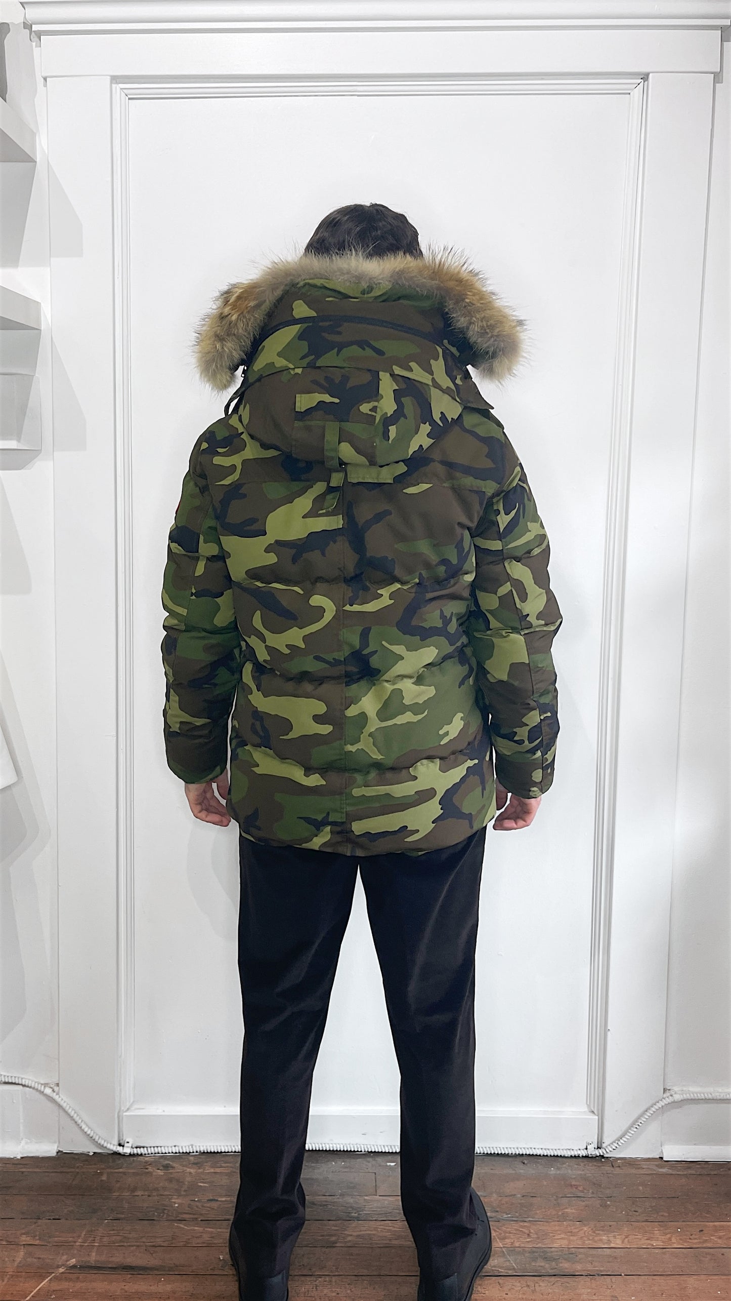 Canada Goose Green Camo Wyndham Parka Extra Large