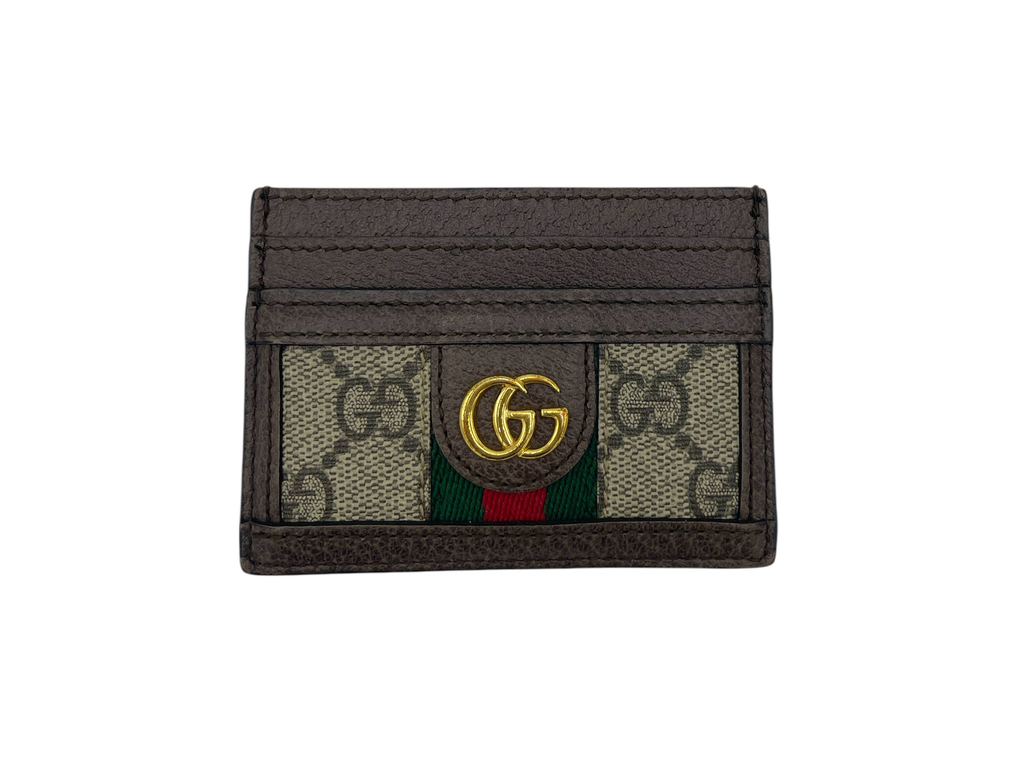 Gucci Dark Brown Leather Horsebit Pattern Bifold Wallet