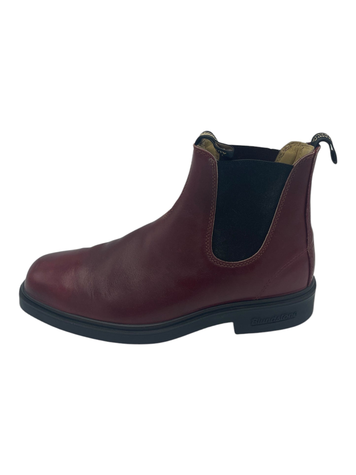 Blundstone Maroon Leather Square Toe Chelsea Boots 9.5 M / 11 W