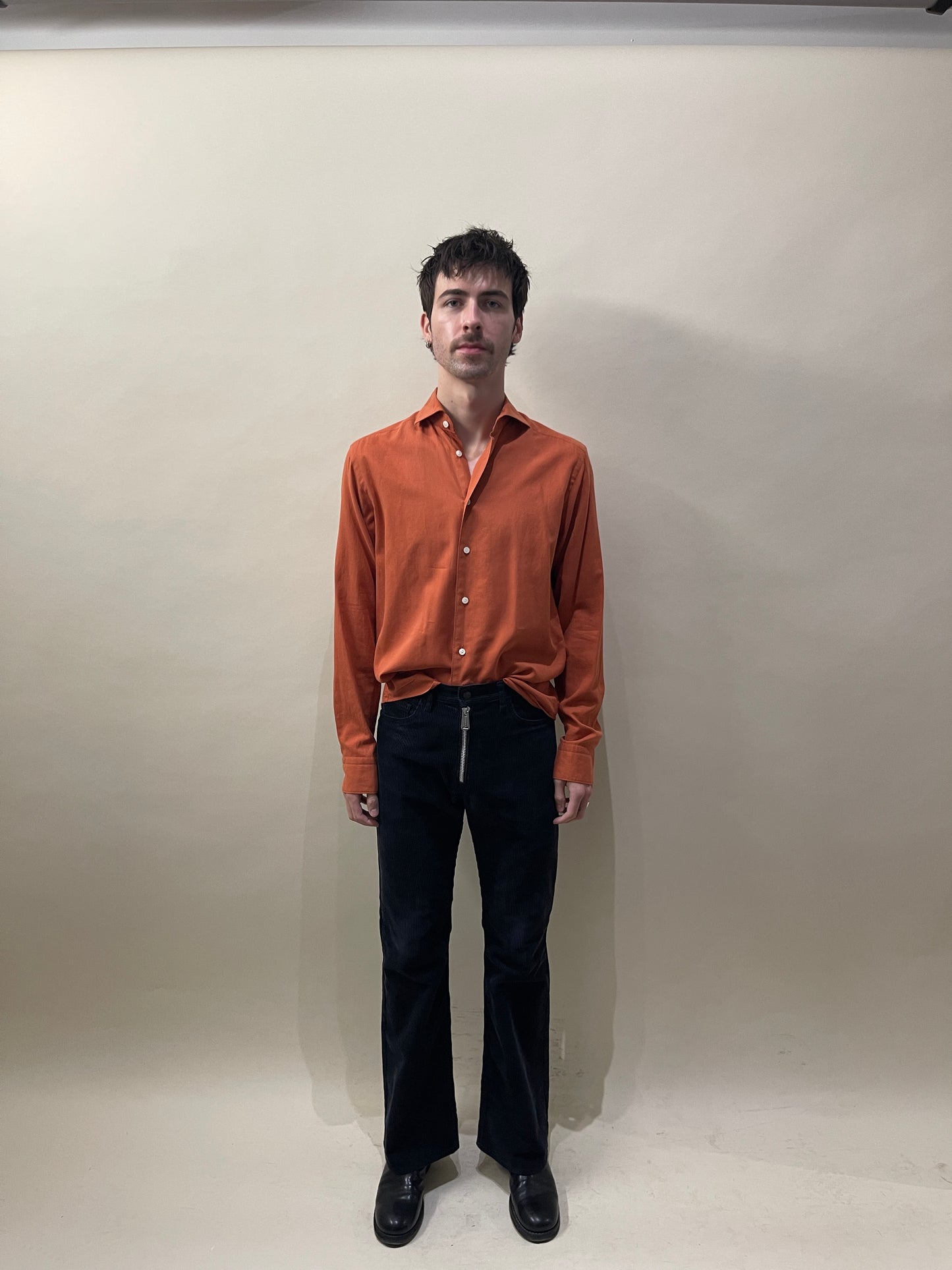 Kapital Deep Navy Cotton Corduroy Flared Pants 29