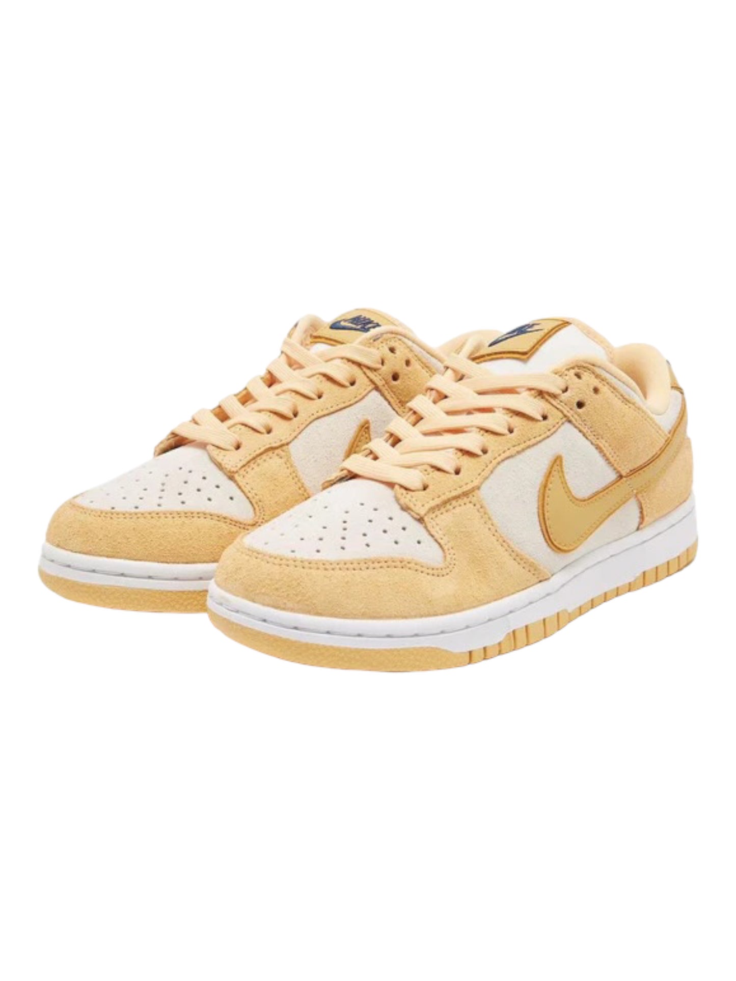 Nike Women's Dunk Low LX Celestial Gold Suede Sneakers