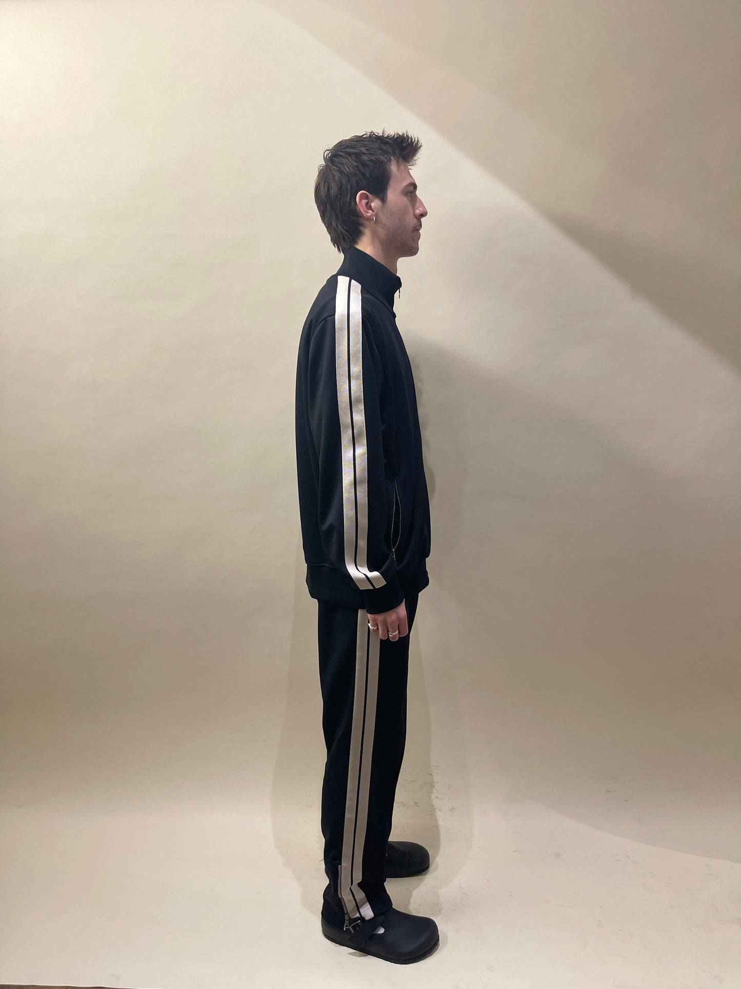 Palm Angels Black Embroidered Logo Straight Track Pants Extra Large - XL