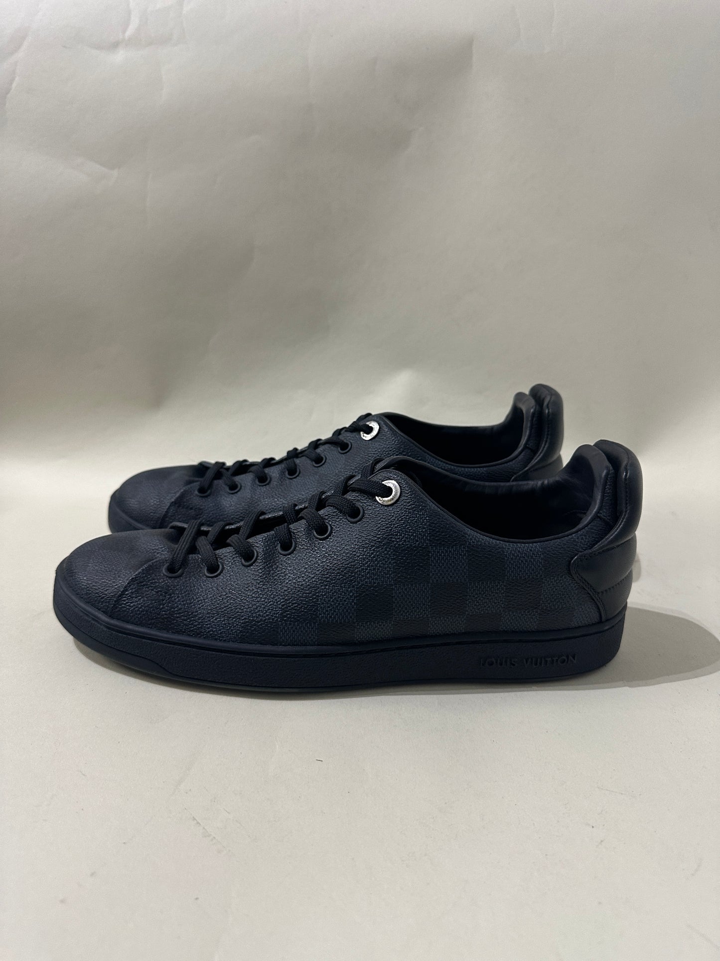 Louis Vuitton Cobalt Damier Coated Canvas Frontrow Sneakers 7.5 M / 9 W