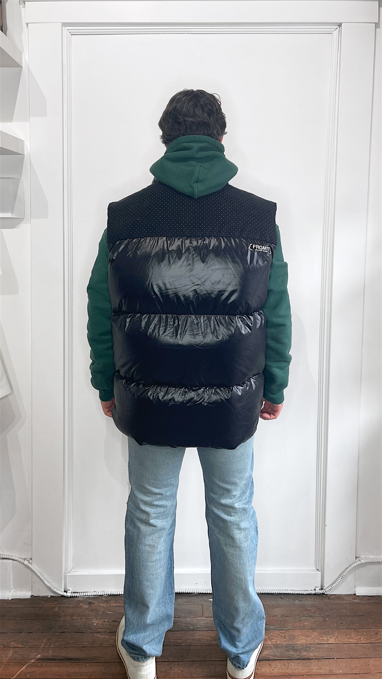 Moncler x Fragment Black Down Filled Osteen Vest XXL