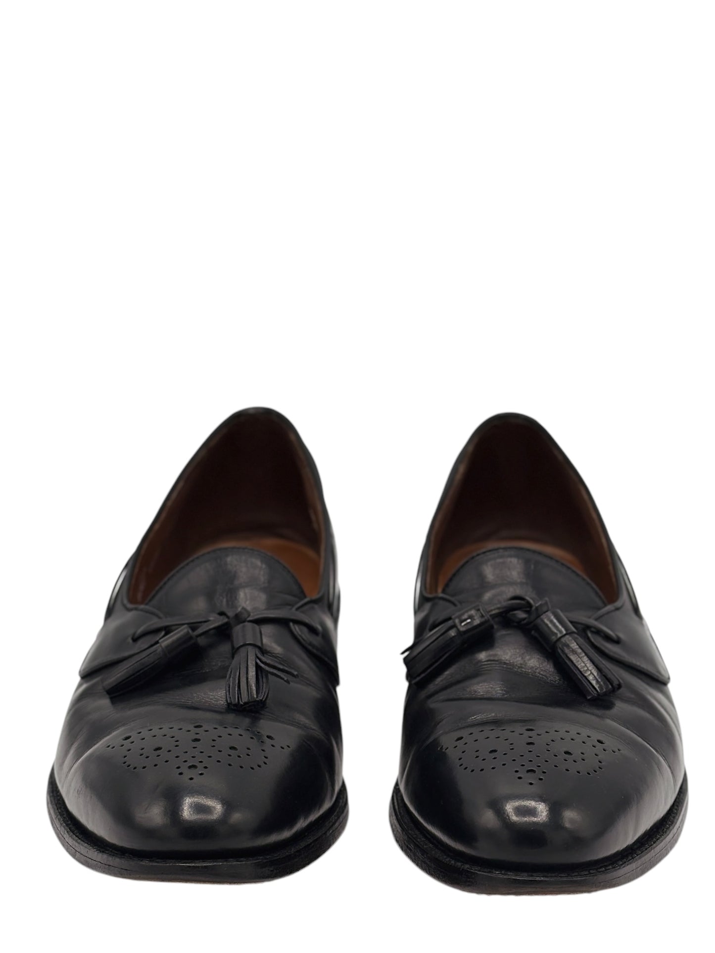 Allen Edmonds Black Leather Windham Tassel Loafers 12 M / 13.5 W