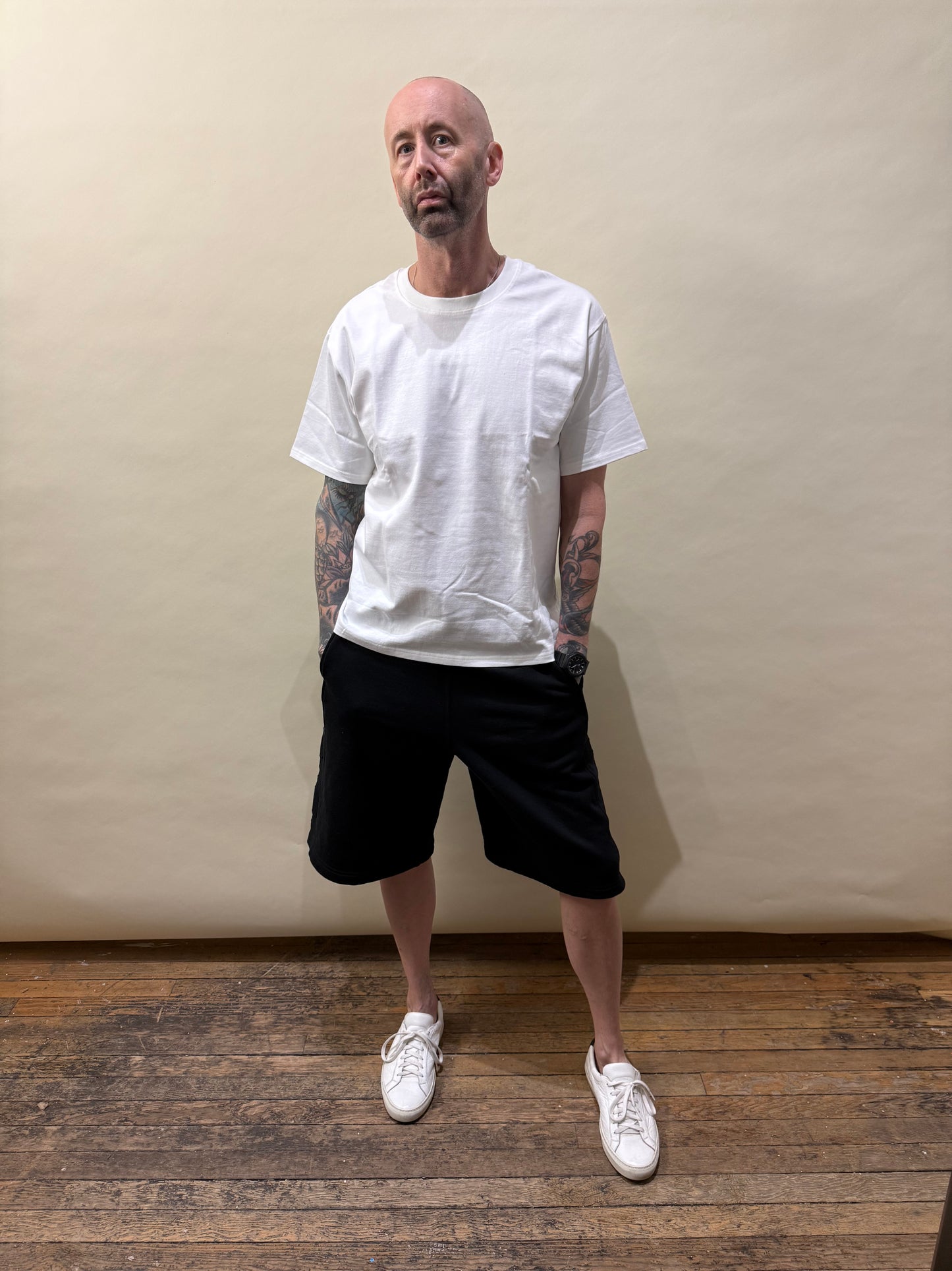 Burberry Black Side Panel Logo Sweat Shorts Large - L