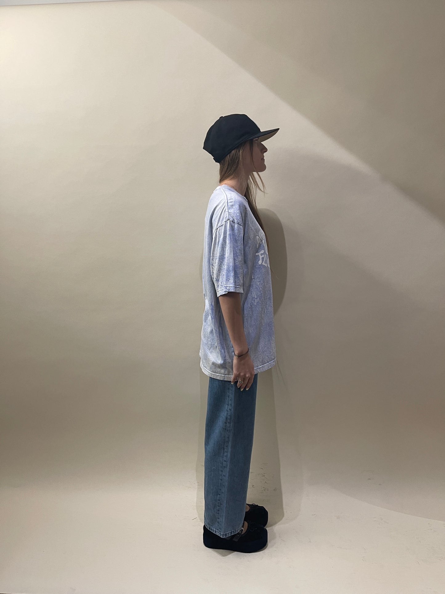 Acne Studios Purple Cotton Inflate Logo SS T-Shirt Extra Large - XL