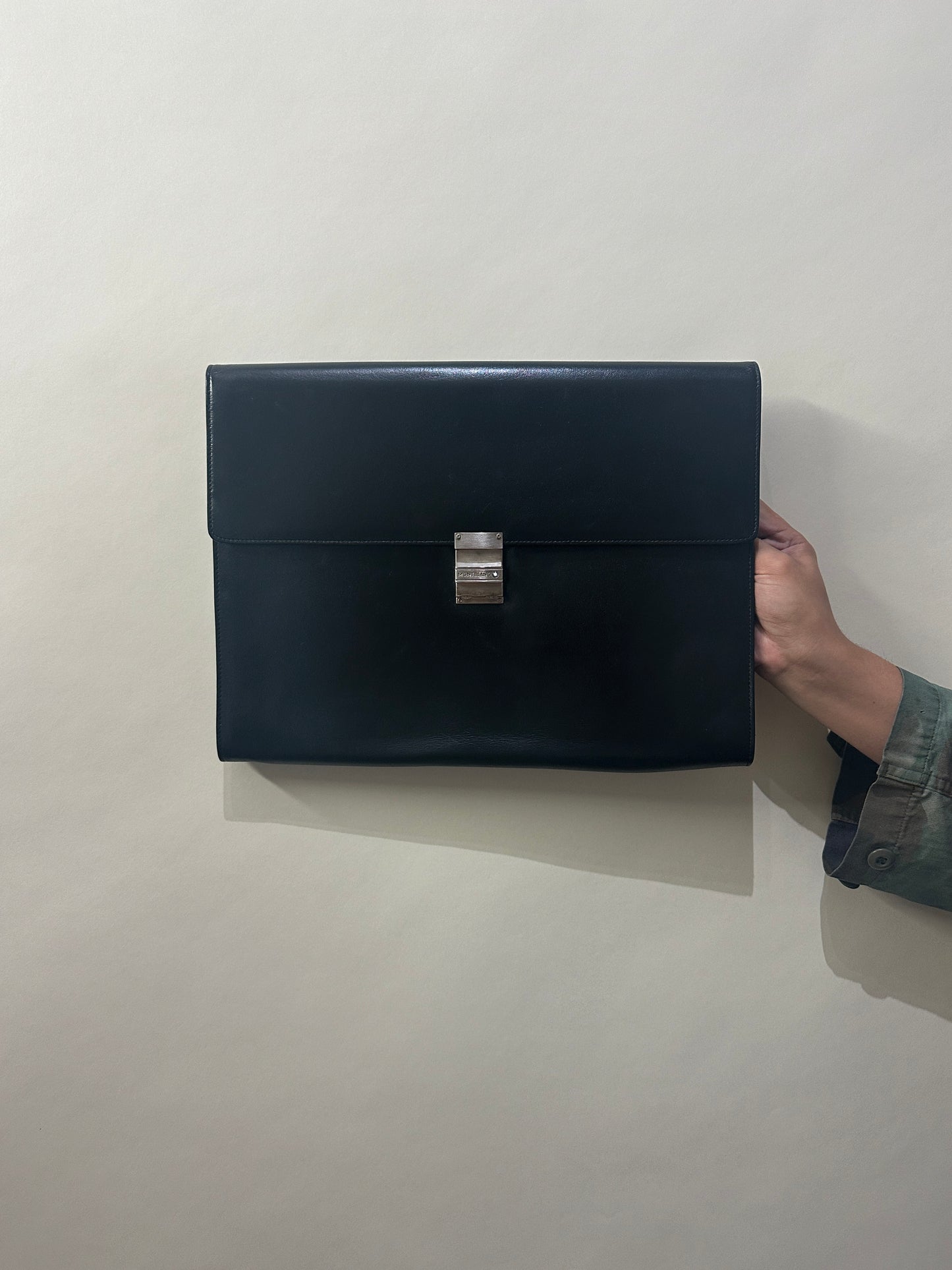Montblanc Black Leather Document Holder