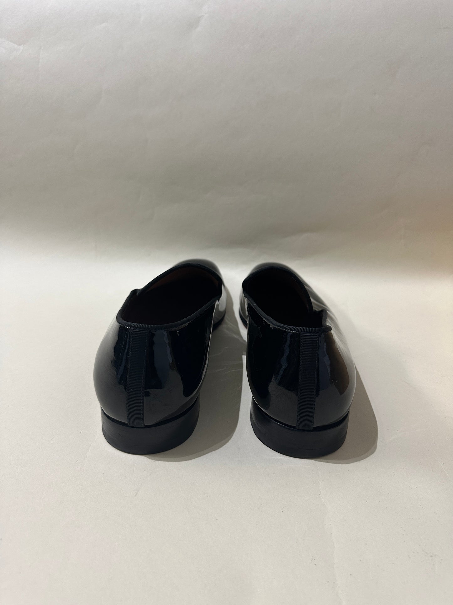 Christian Louboutin Black Patent Calf Dandelion Loafers 11 M / 12.5 W