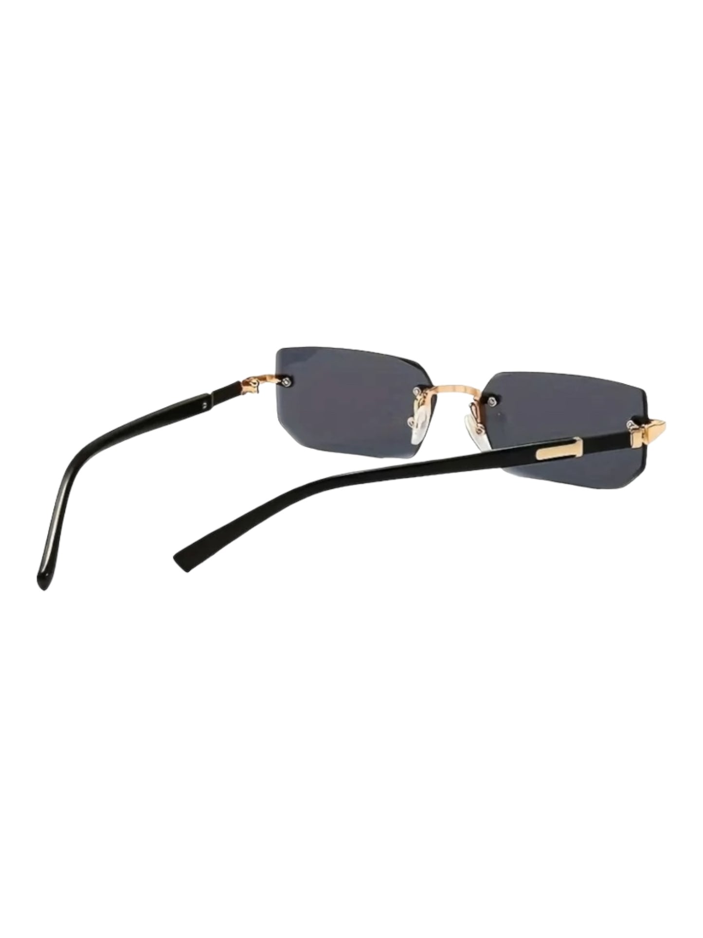 Rectangle Narrow Frameless Everyday Sunglasses