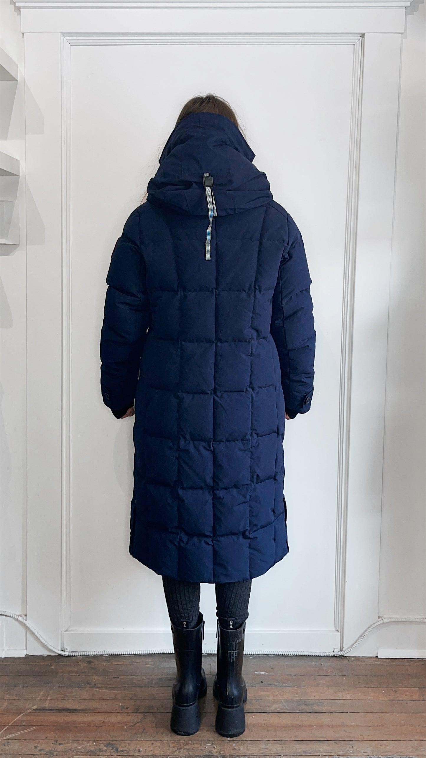 Canada Goose Navy Blue Down Filled Elmwood Parka Large