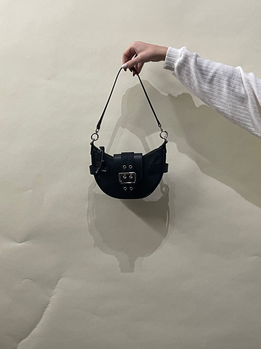 Ganni Black Nylon Bucky Small Crossybody Bag