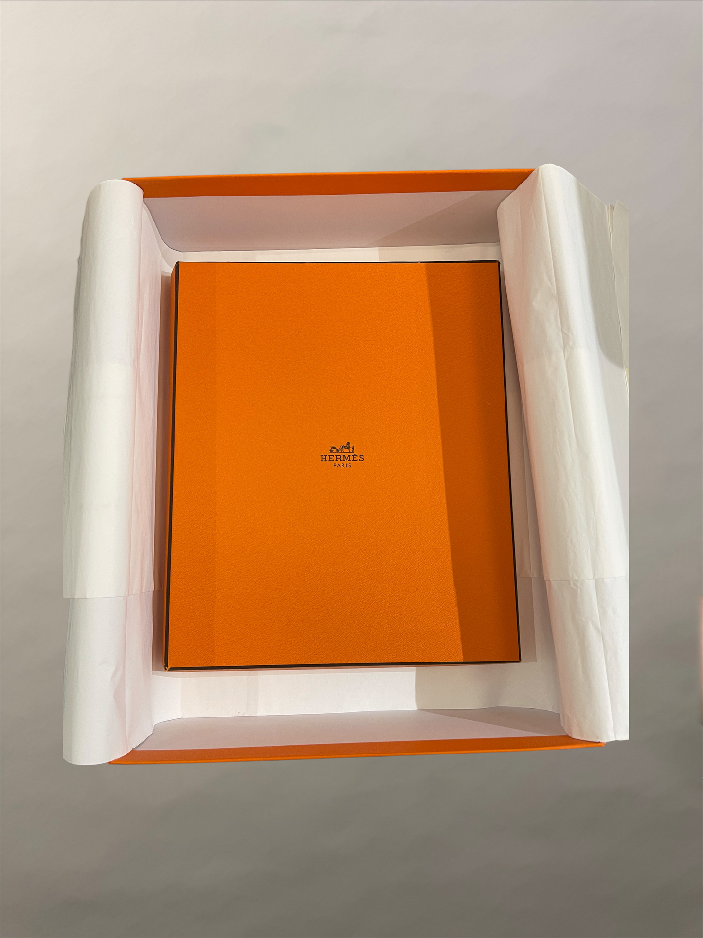 Hermes Light Brown Togo Calfskin Ulysse Notebook