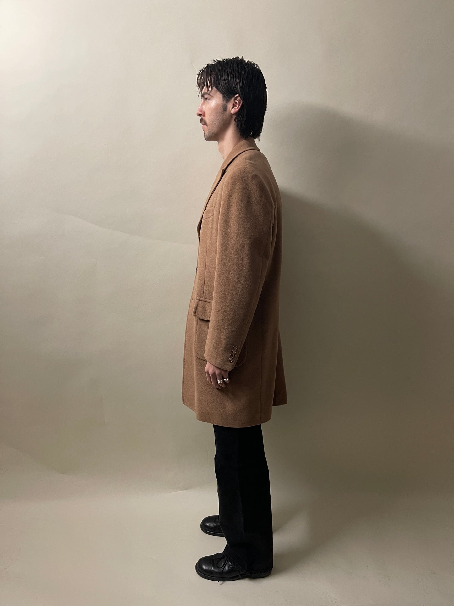 Brooks Brothers Caramel Camel Hair Overcoat 40S