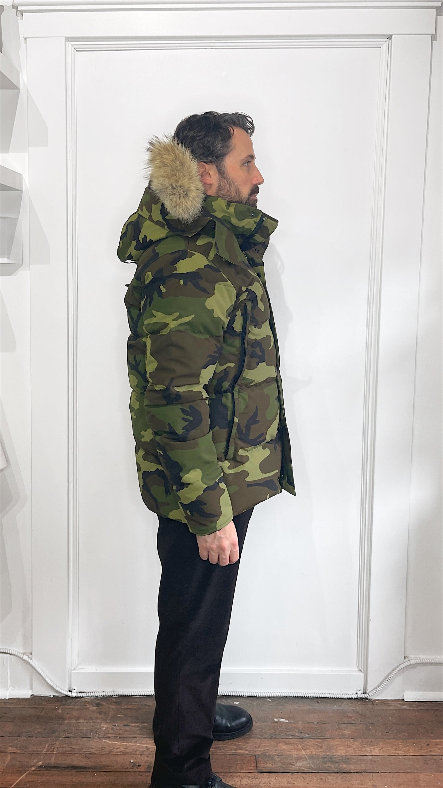 Canada Goose Green Camo Wyndham Parka Extra Large