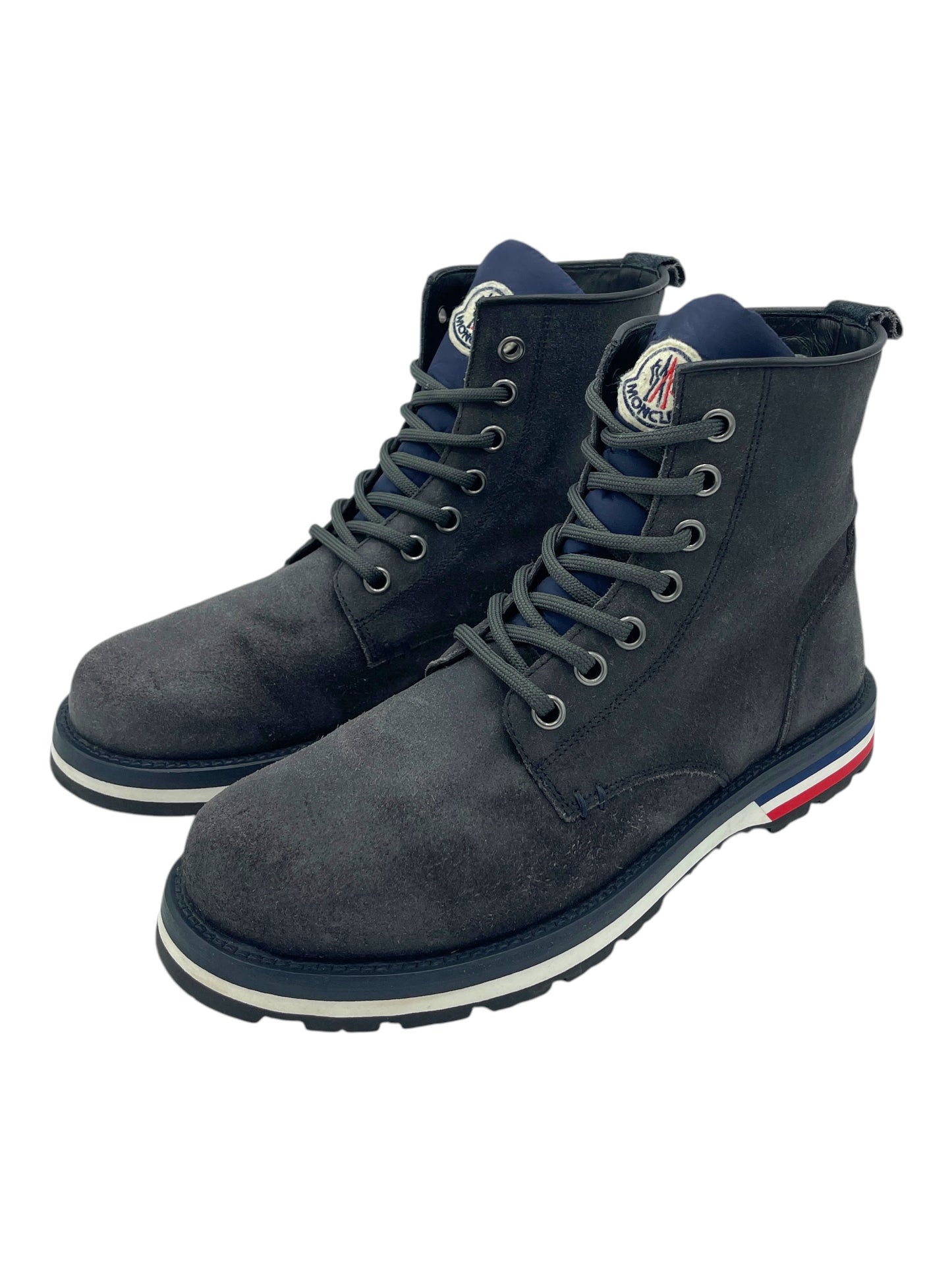 Moncler Black Nubuck Suede Vancouver Hiking Boots 9 M / 10.5 W