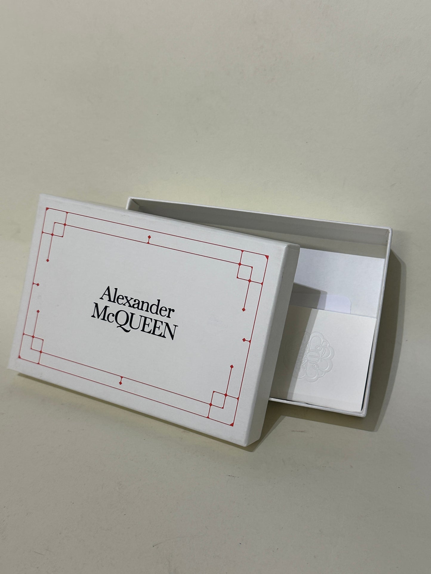 Alexander McQueen Black Leather Harness Cardholder