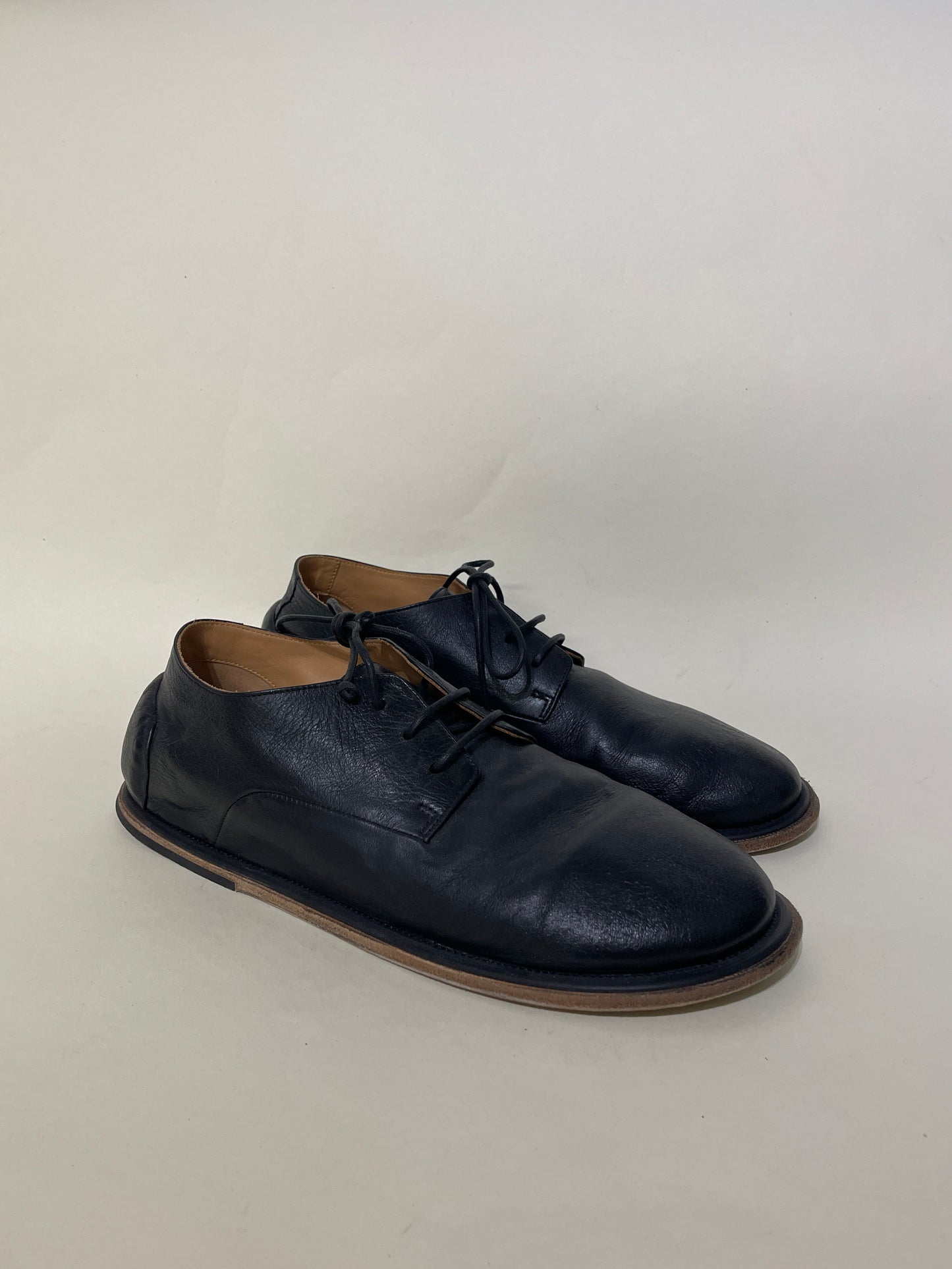 Marsèll Black Leather Guardella Derby Shoes 8 M / 9.5 W