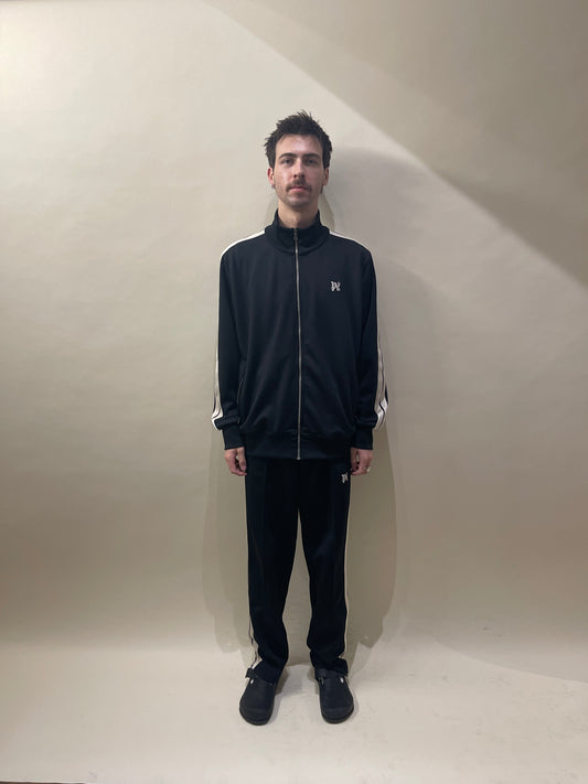 Palm Angels Black Embroidered Logo Straight Track Pants Extra Large - XL
