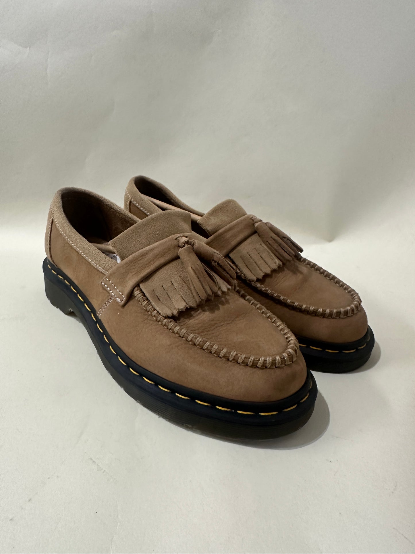 Dr. Martens Tan Nubuck Suede Adrian Loafers 8 M / 9.5 W