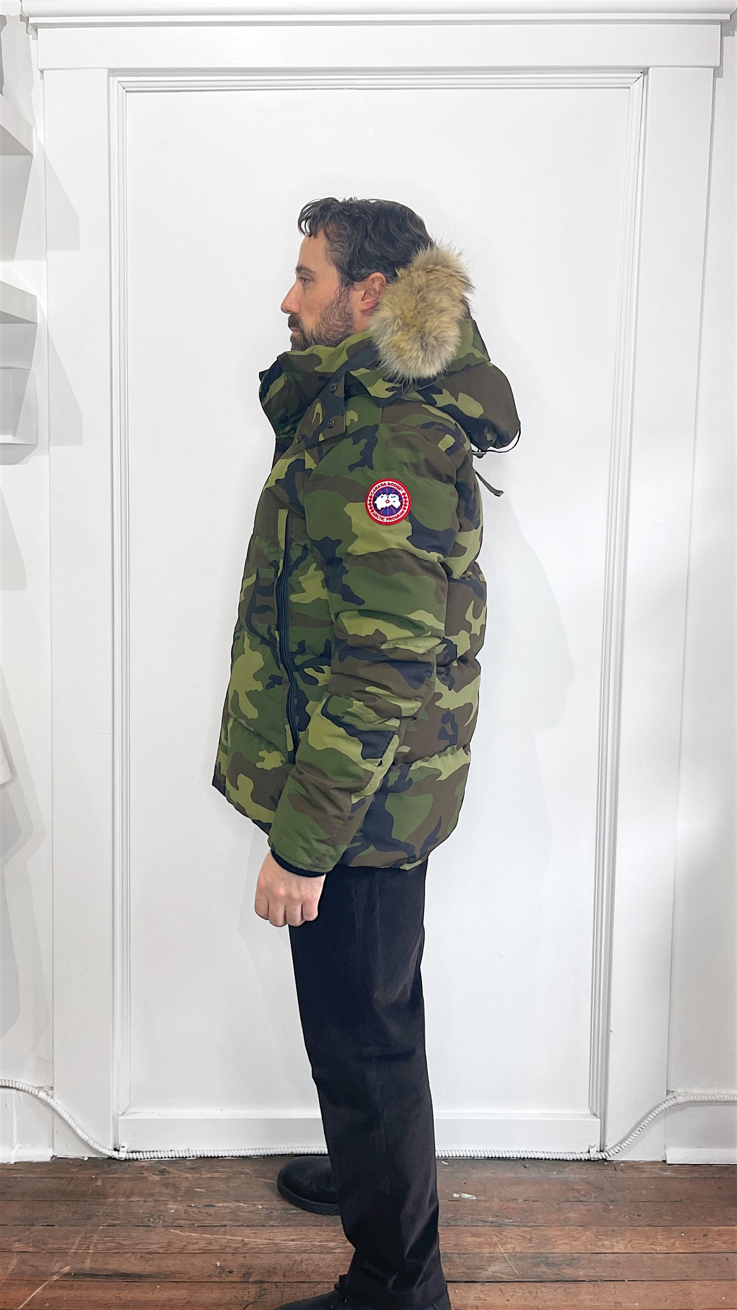 Canada Goose Green Camo Wyndham Parka Extra Large