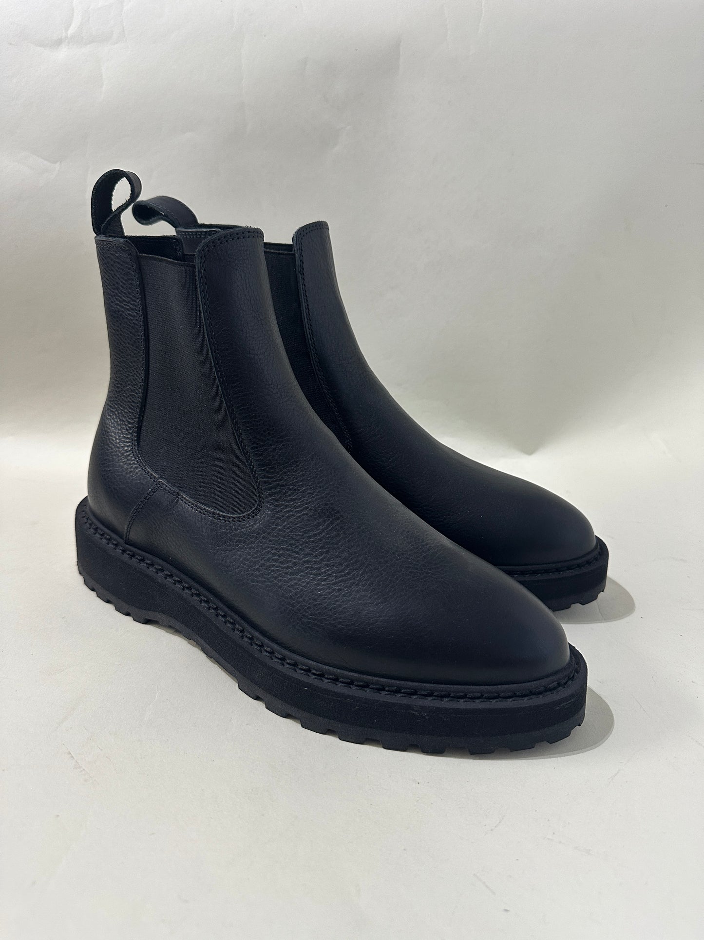 Diemme Black Leather Alberone Chelsea Boots 8 M / 9.5 W