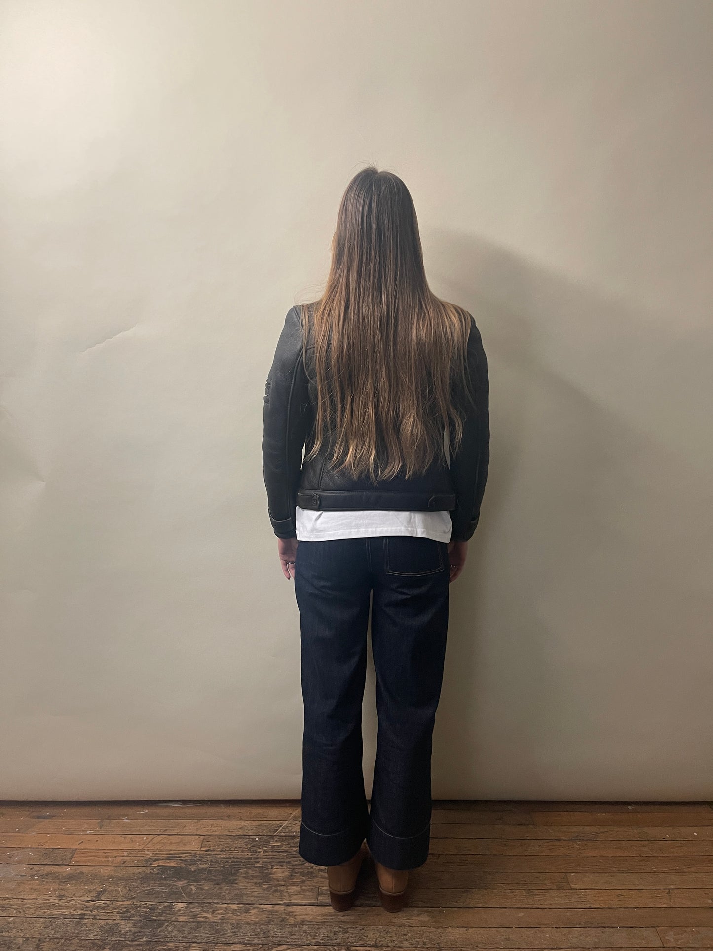 G-Star Dark Brown Lambskin Shearling Jacket Small - S