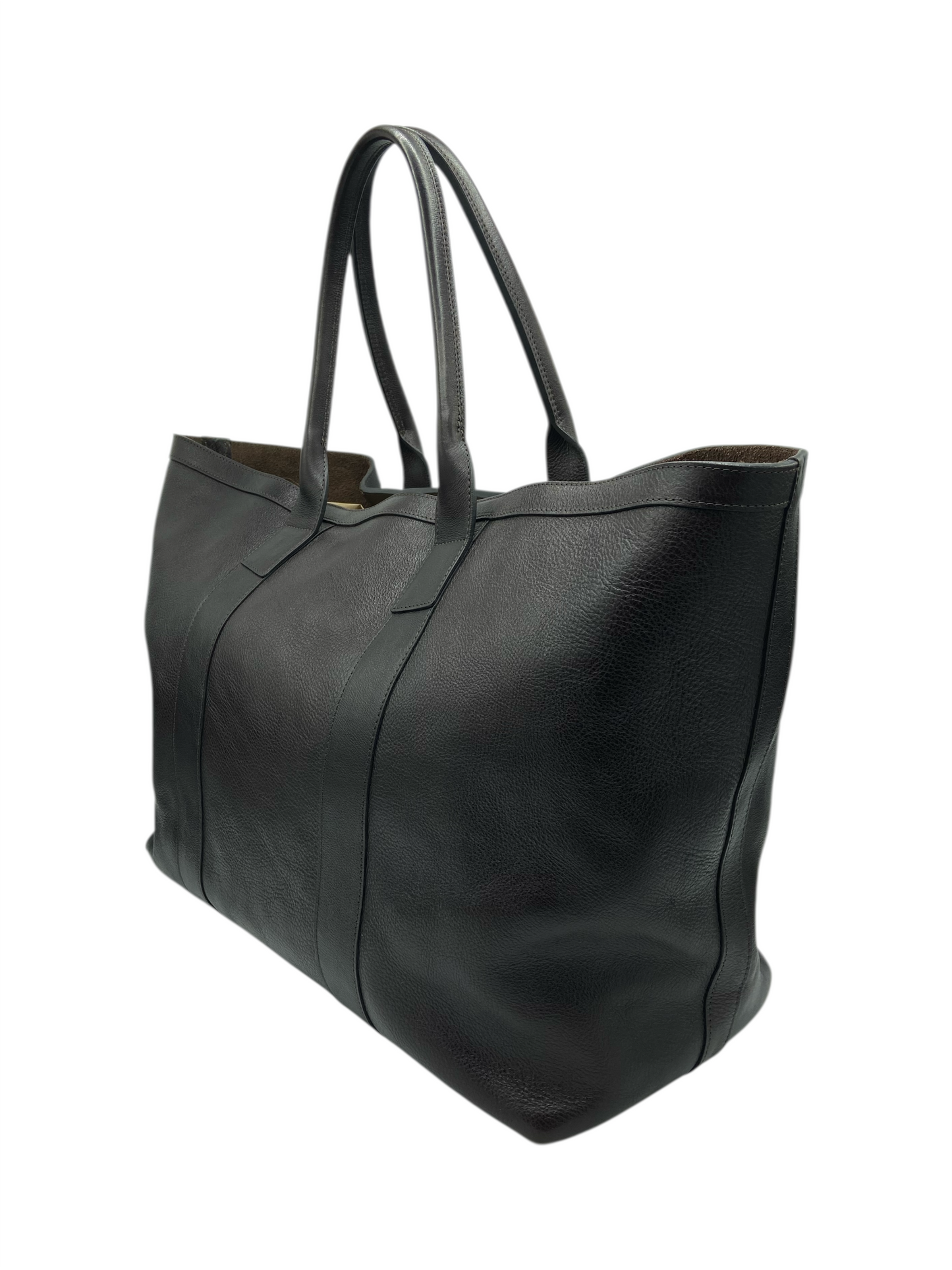 Lotuff Chocolate Brown Leather Working Tote I