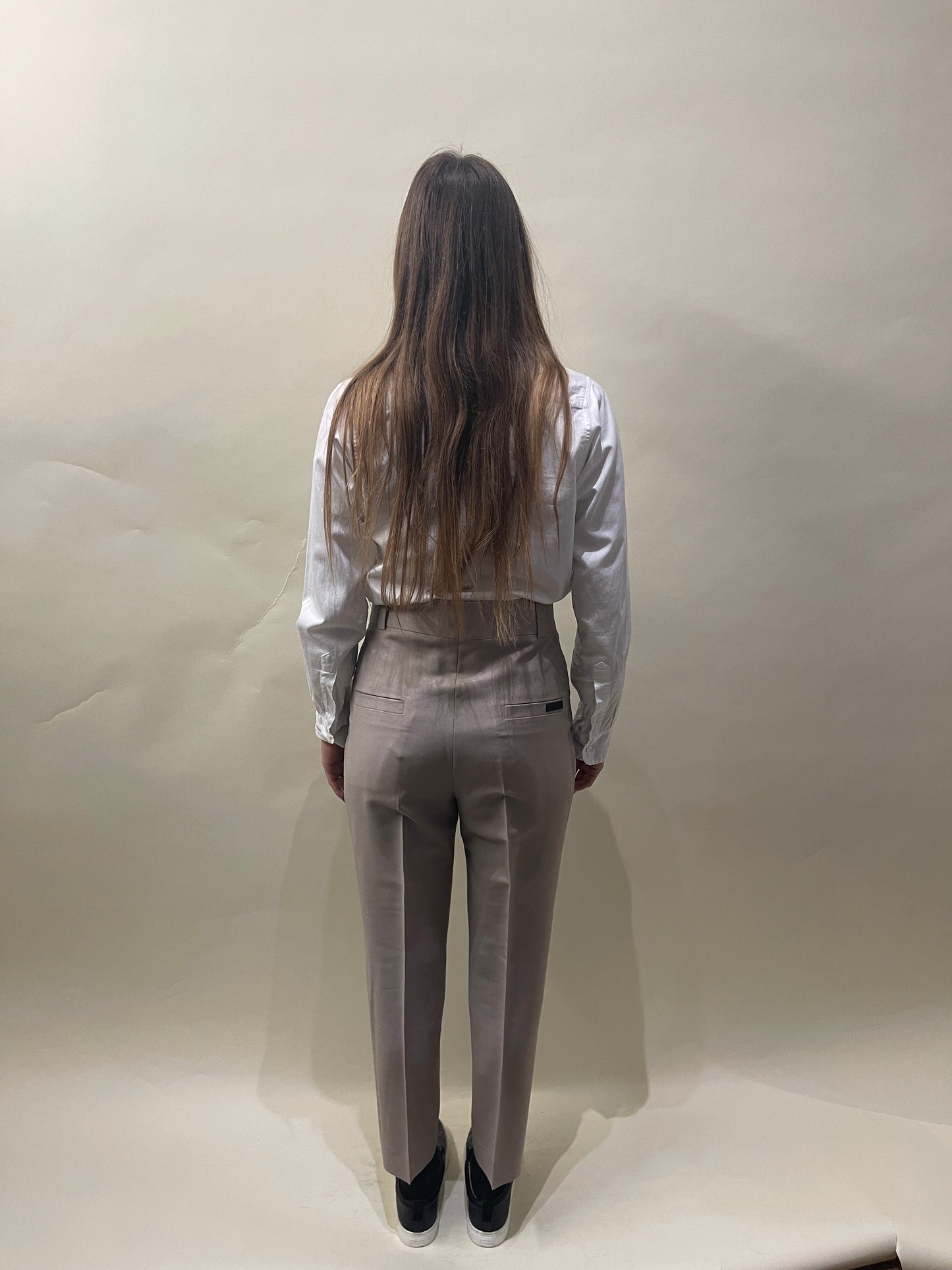 Fear Of God Dusty Beige Kid Mohair Straight Leg Trousers 32