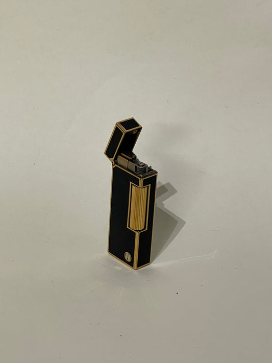 Dunhill Black & Gold Rollagas Lighter