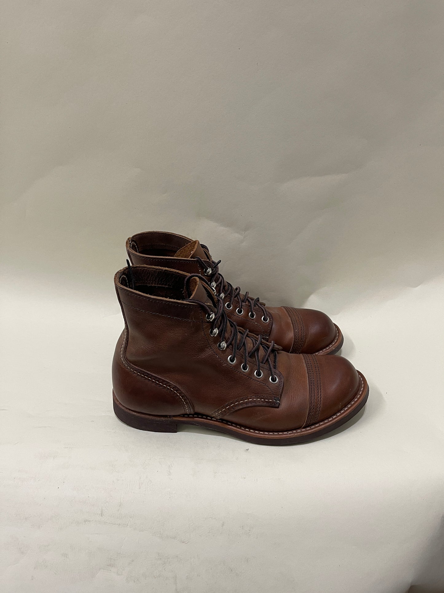 Red Wing Shoes Brown Leather Cap Toe Iron Ranger 8 M / 9.5 W
