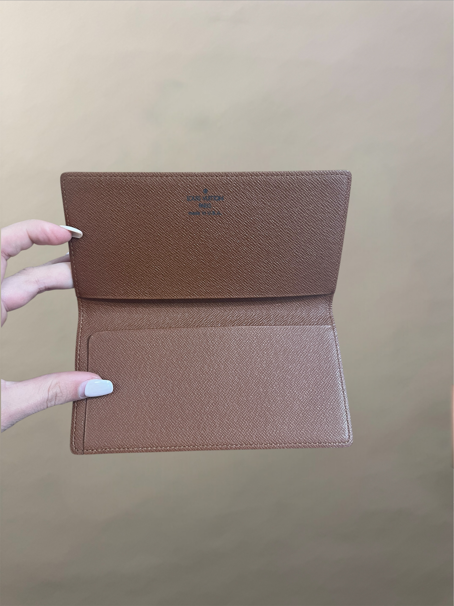 Louis Vuitton Brown Coated Canvas Monogram Billfold Wallet