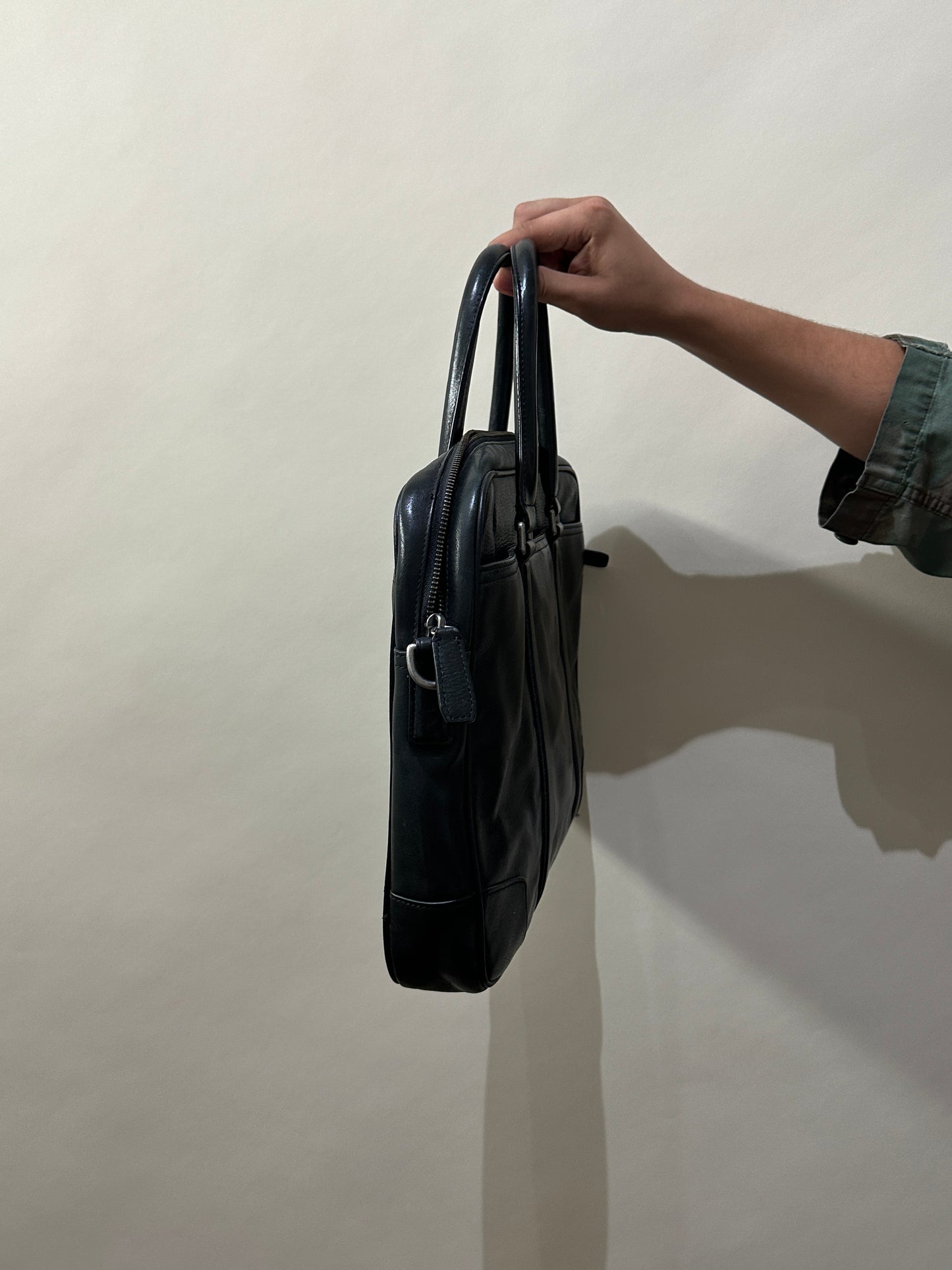 Coach Black Leather Metropolitan Workbag
