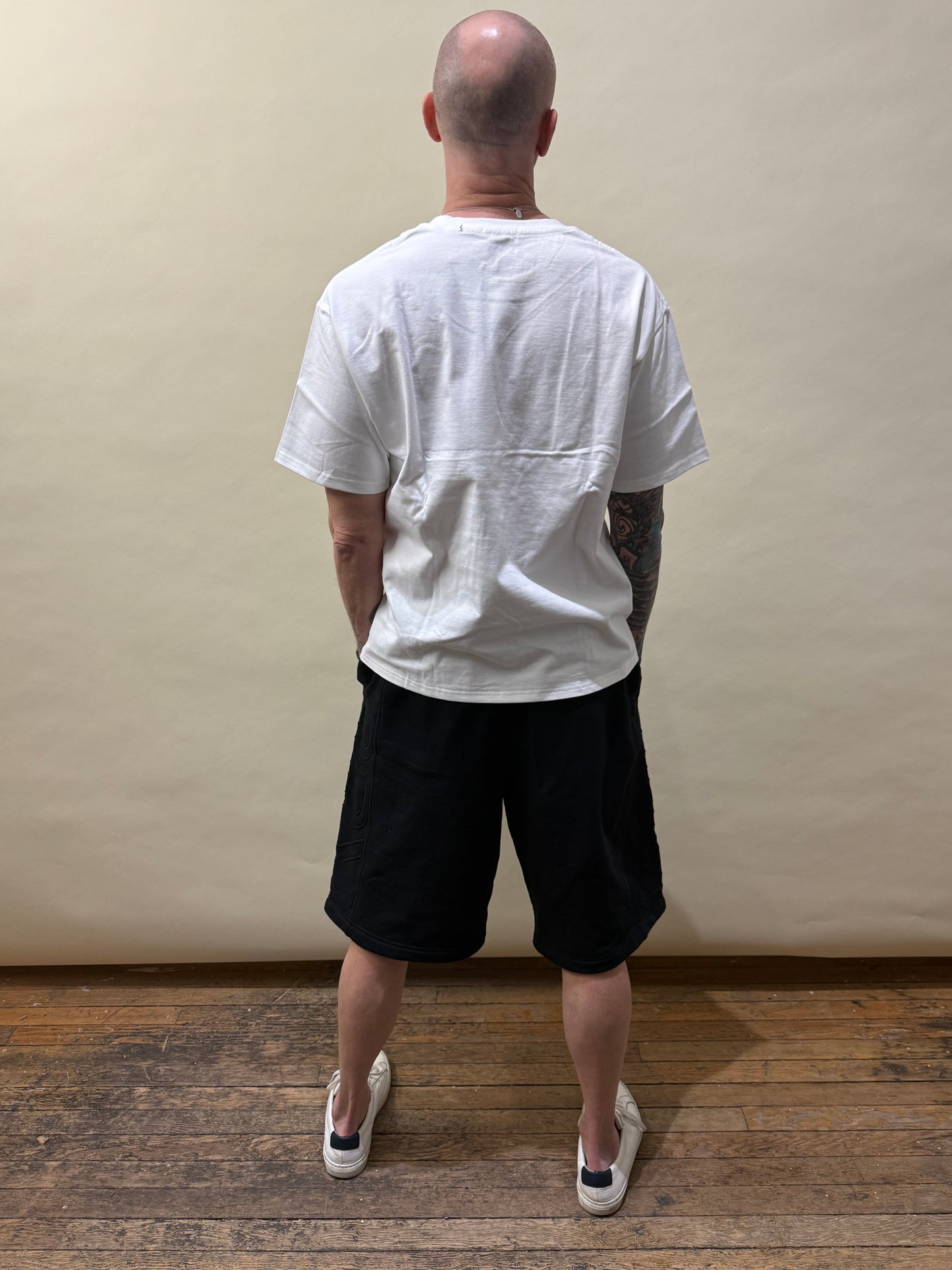 Burberry Black Side Panel Logo Sweat Shorts Large - L