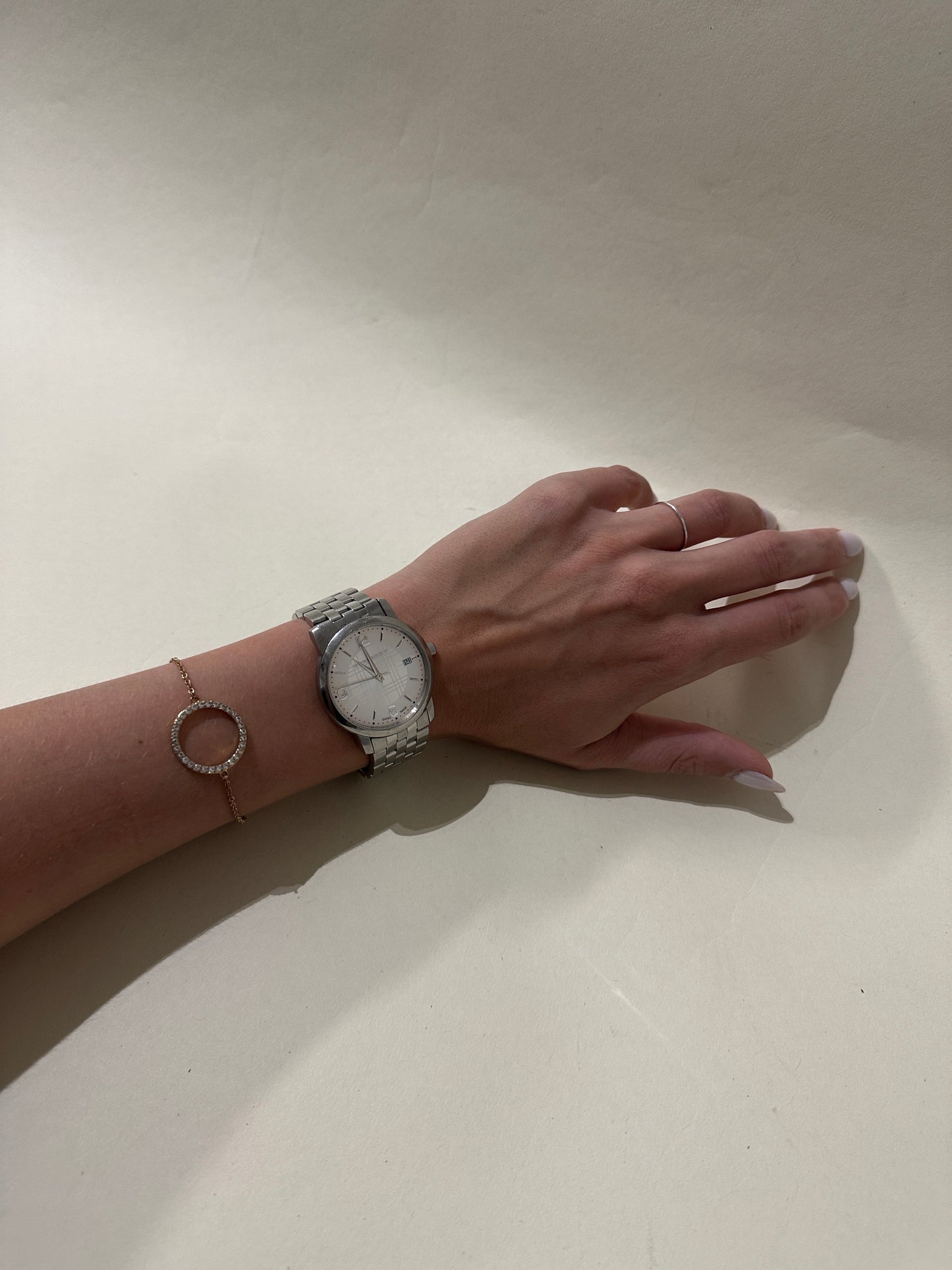 Burberry Silver Nova Check Dial Stainless Steel Watch