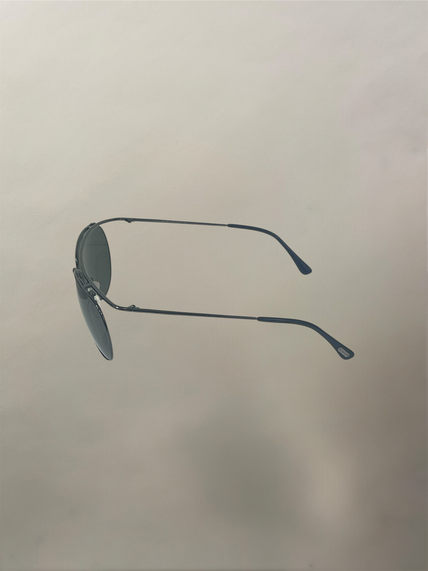 Tom Ford Gunmetal Metal Frame James Aviator Sunglasses