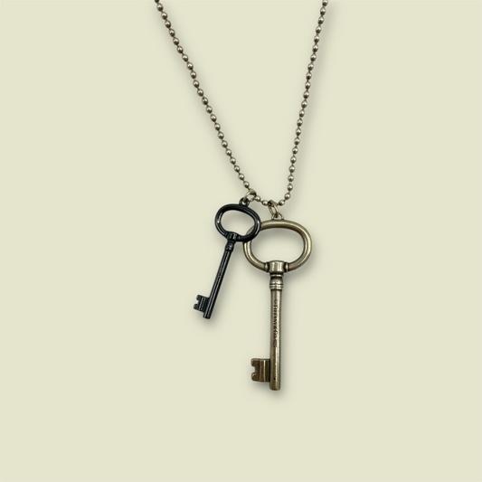 Tiffany & Co. Sterling Silver Key Necklace