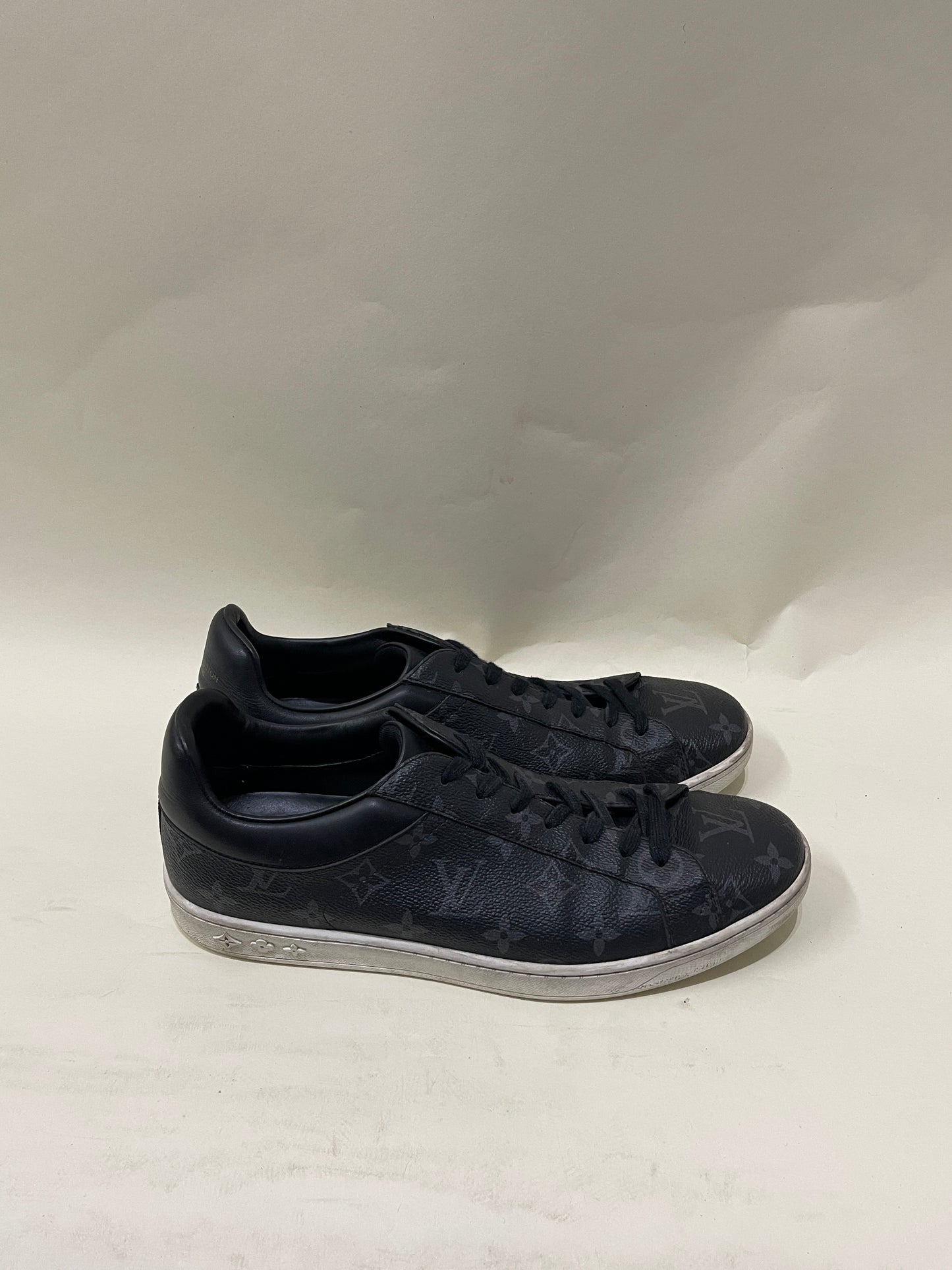 Louis Vuitton Black & Grey Monogram Eclipse Luxembourg Sneakers 9 M / 10.5 W